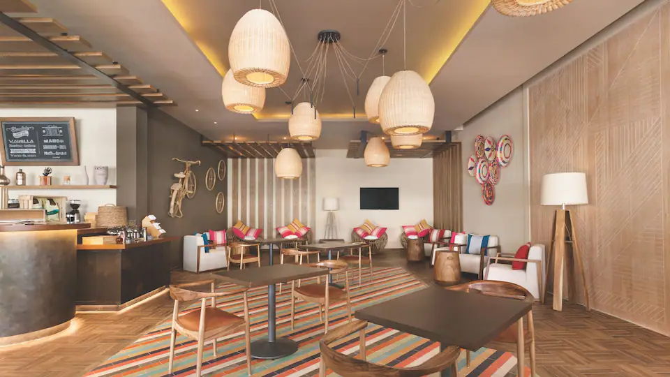 Casa del Café at Hyatt Ziva Cancun featuring specialty coffee beverages, fresh pastries, and a cozy café atmosphere.